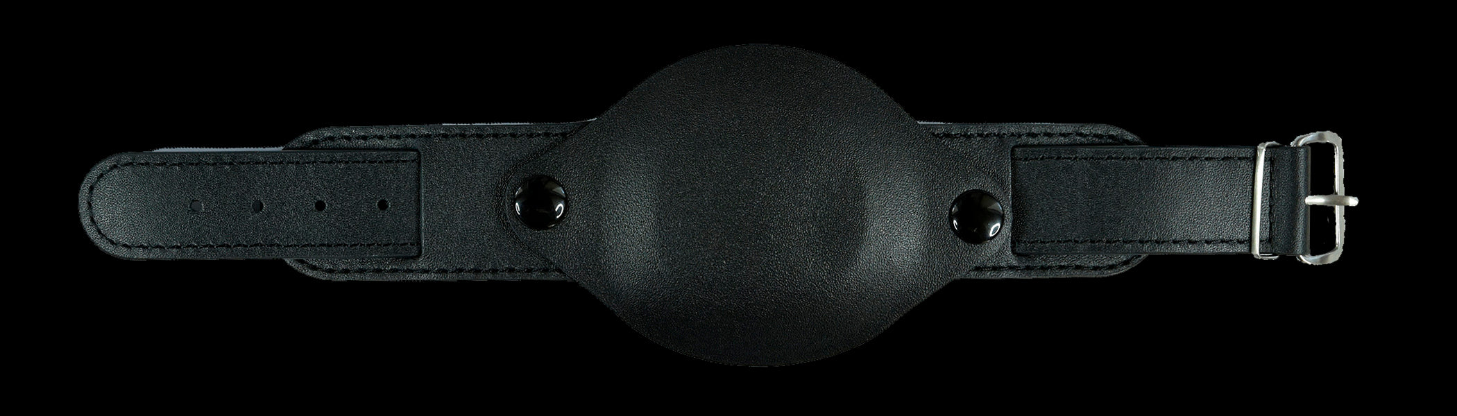 20mm Schwarzes 1950er Muster Leder Militär-Uhrenarmband mit schützendem Gesichtsschutz