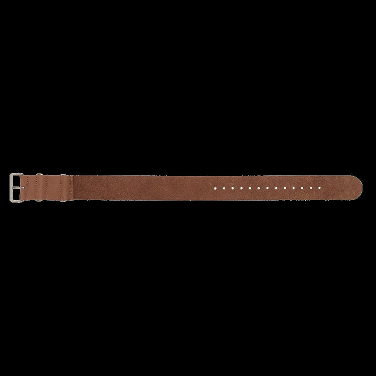 22mm Braunes Leder NATO Militär-Uhrenarmband