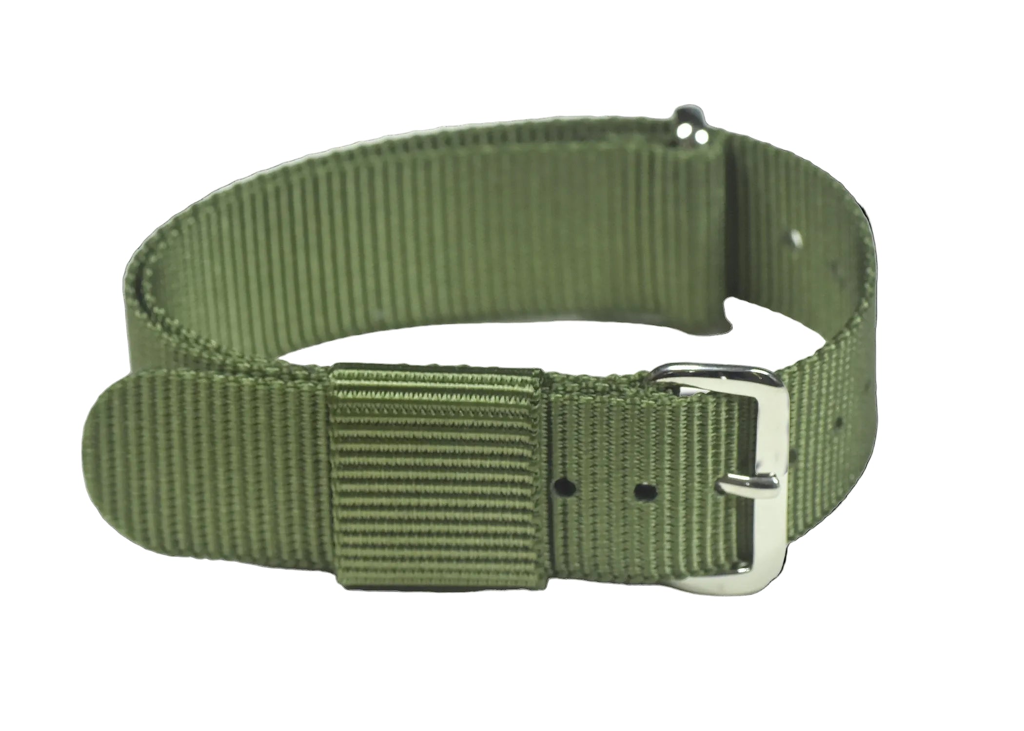 18mm US-Muster Olivgrünes Militär-Uhrenarmband