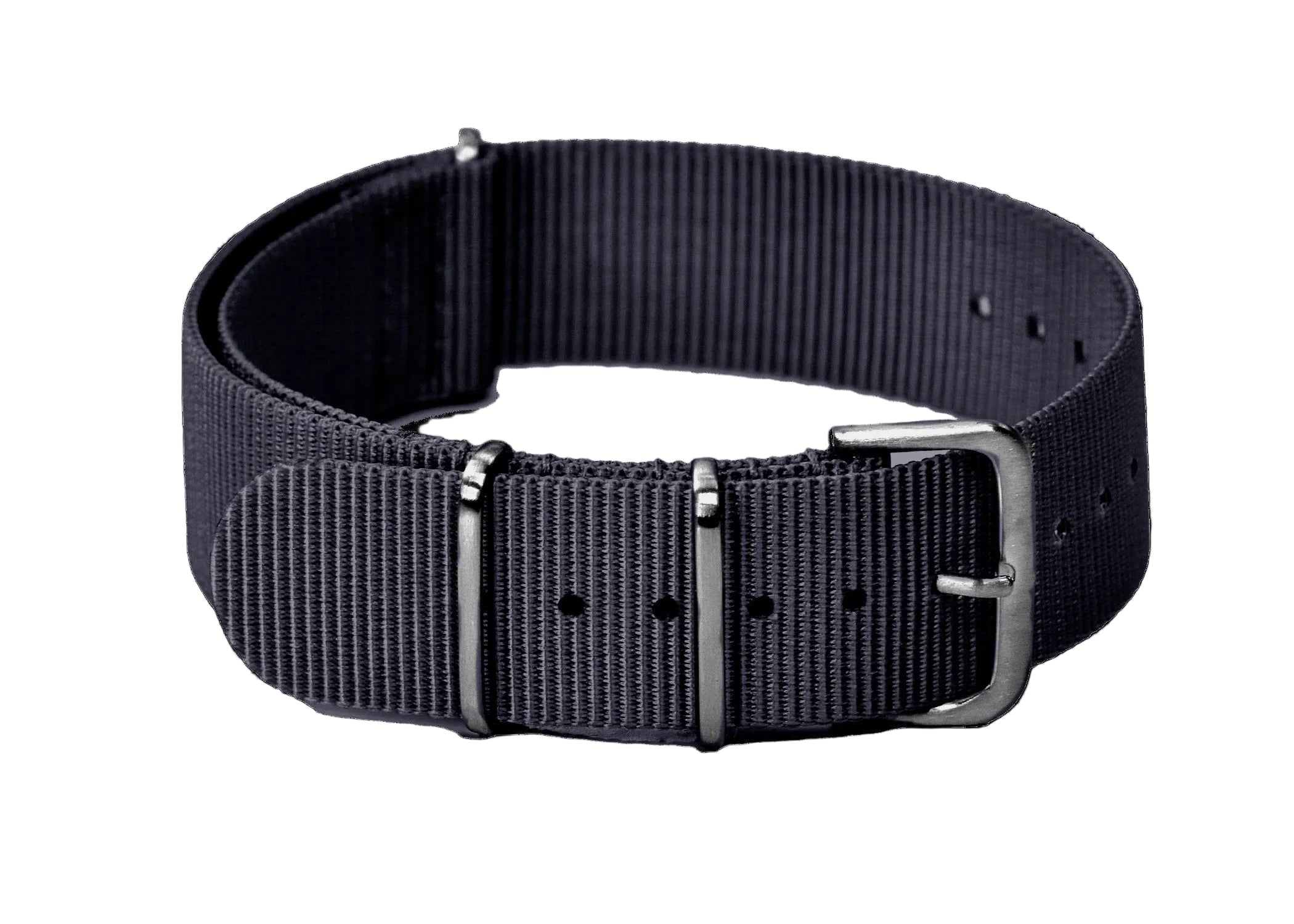 Correa de reloj militar NATO gris almirantazgo de 20 mm