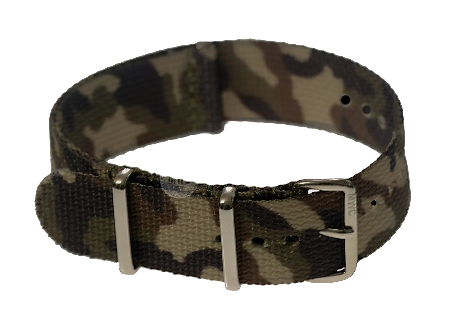 20mm "Mittelmeer-/Wüsten" Camouflage NATO Militär-Uhrenarmband