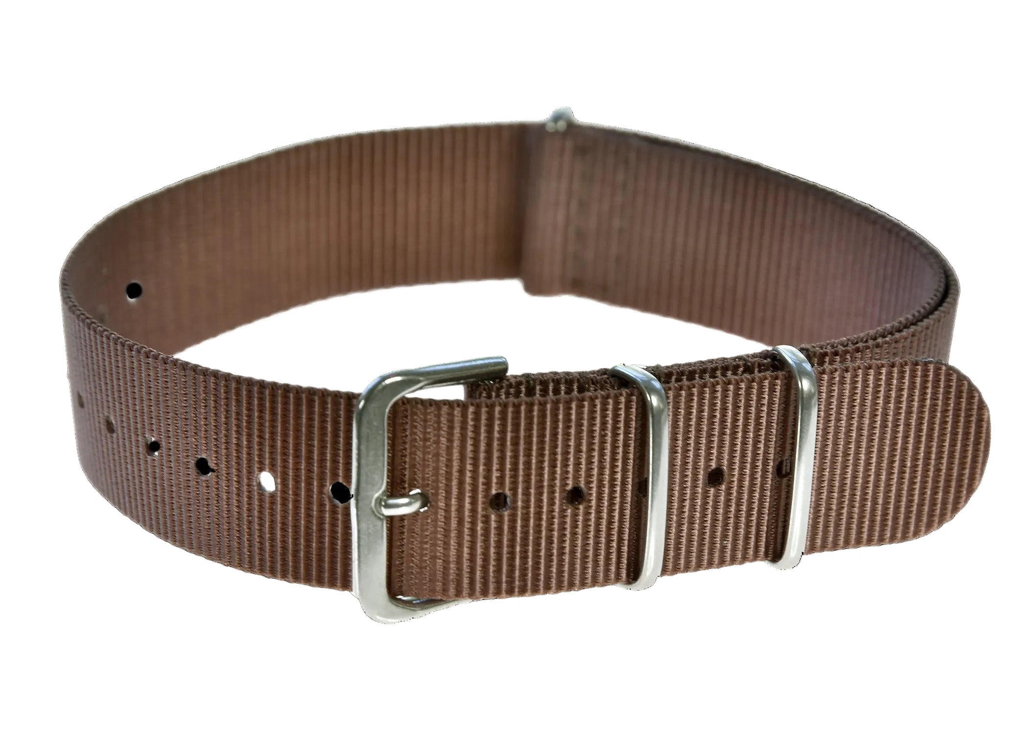 18mm braunes NATO-Militär-Uhrenarmband