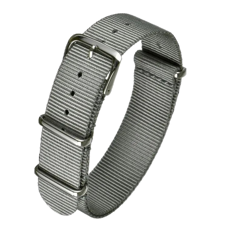 22mm Graues NATO Militär Uhrenarmband