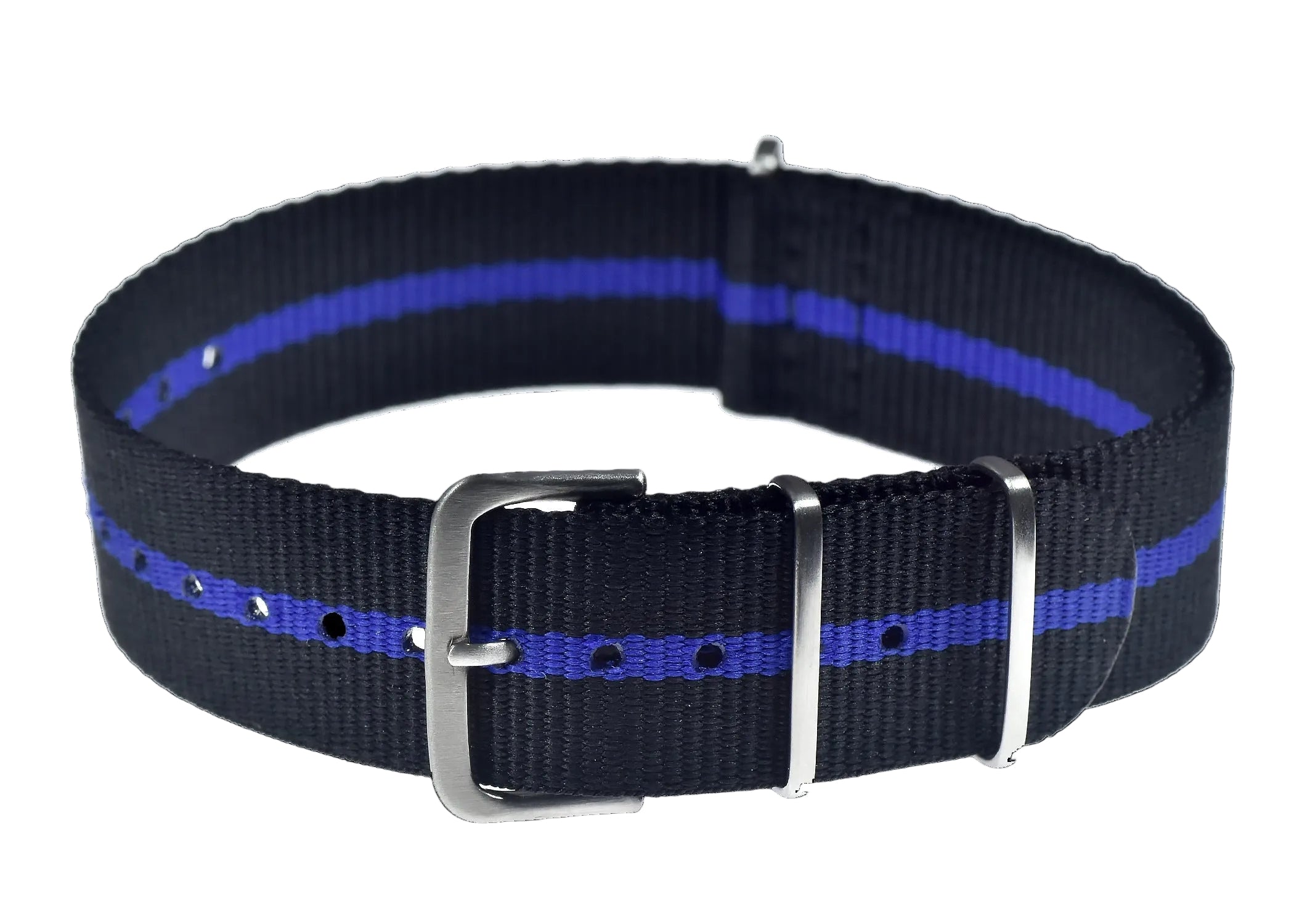 18mm "Thin Blue Line" Polizei-Muster aus ballistischem Nylon