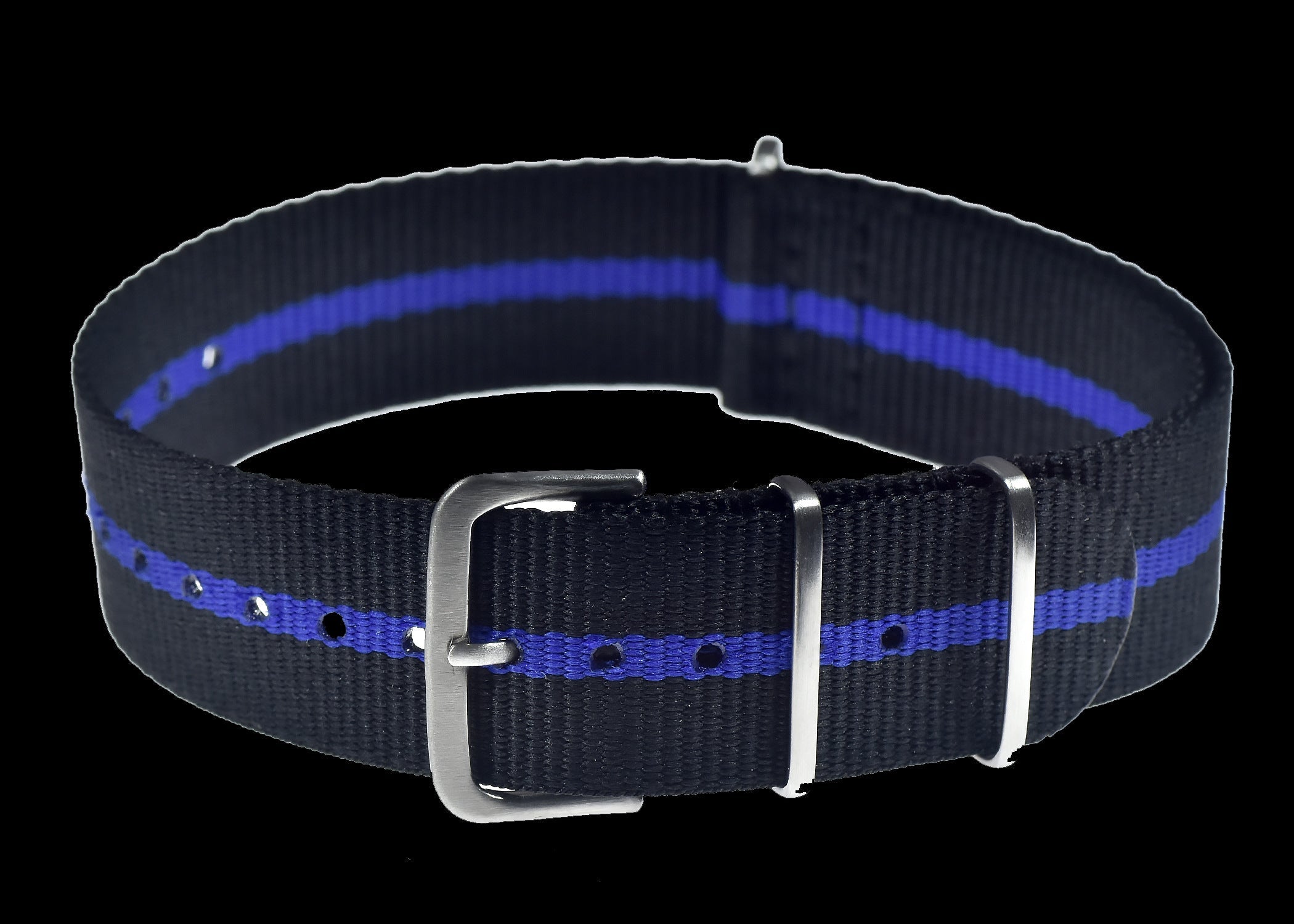 20mm "Thin Blue Line" Polizei-Muster aus ballistischem Nylon