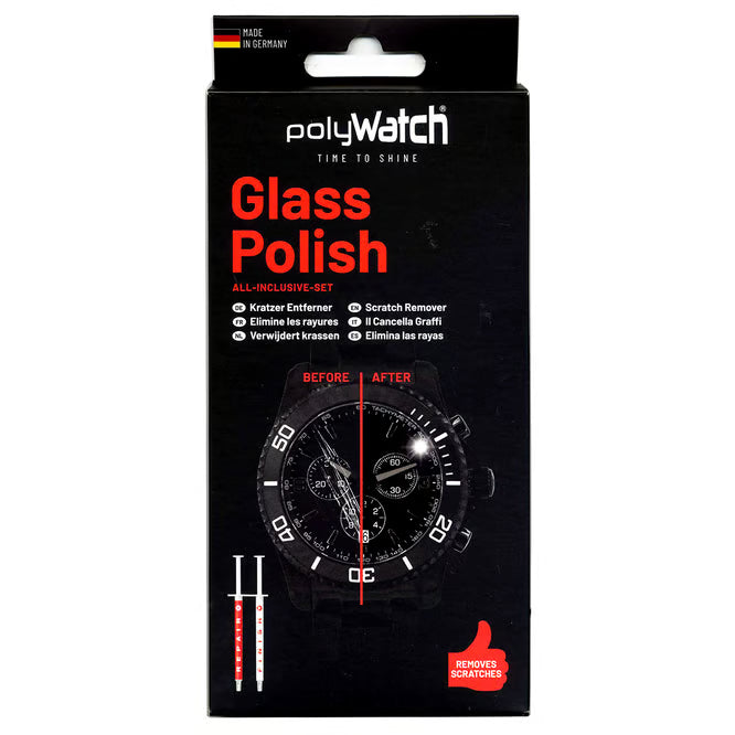 polyWatch removedor de rayaduras (elimina rayaduras de cristales de reloj minerales y de zafiro)