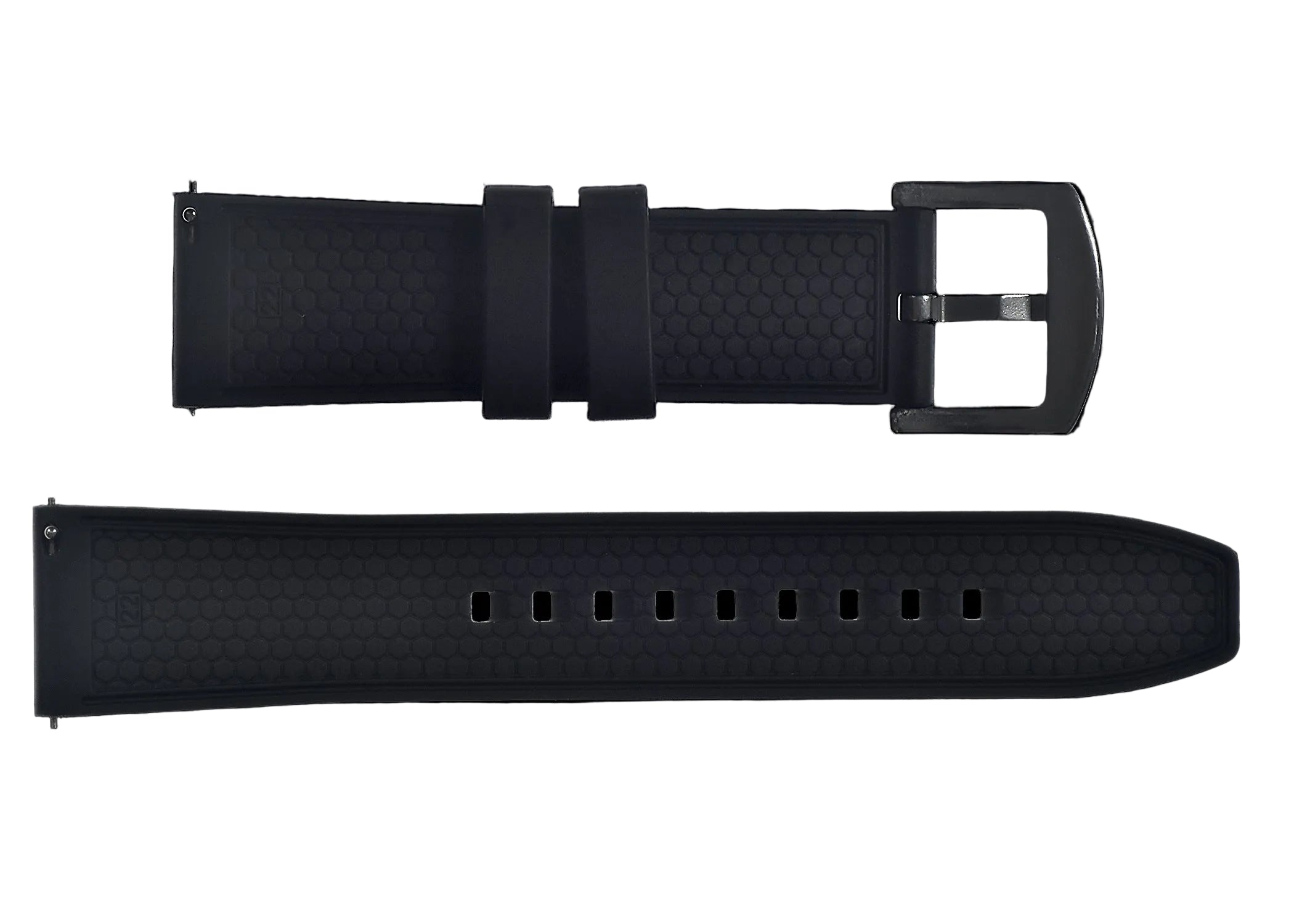 24mm FKM (Muster) Gummiband mit Schnellverschluss für schnelles und einfaches Anbringen und Abnehmen