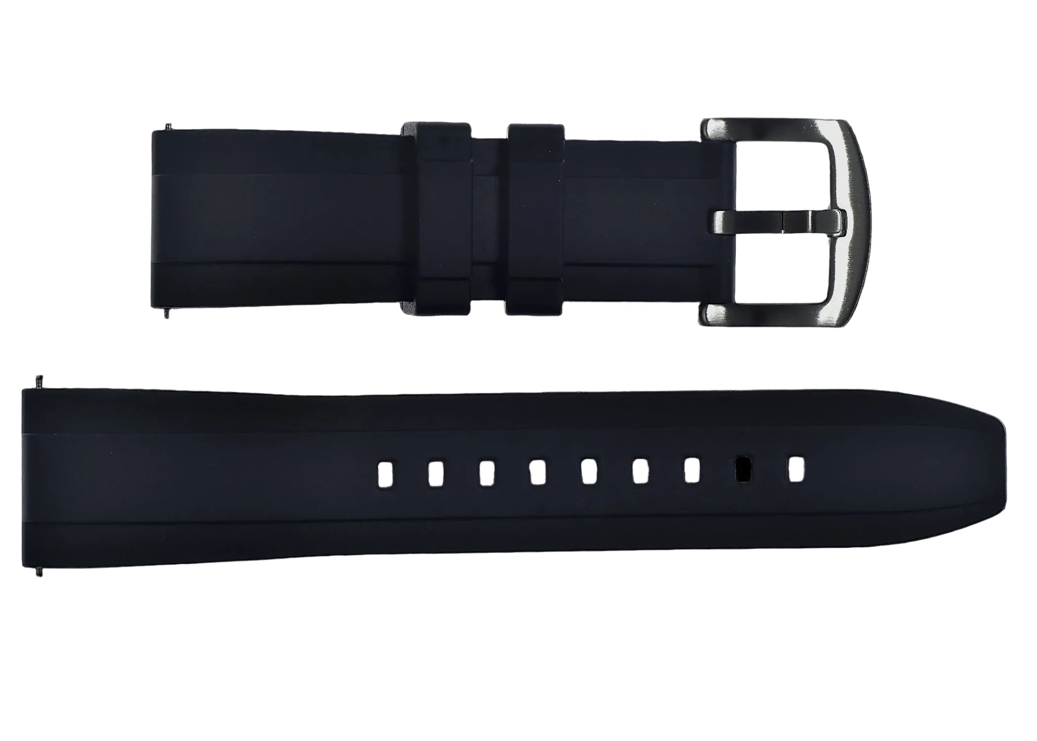 22mm FKM (Glatt) Gummiband mit Schnellverschluss für schnelles und einfaches Anbringen und Abnehmen