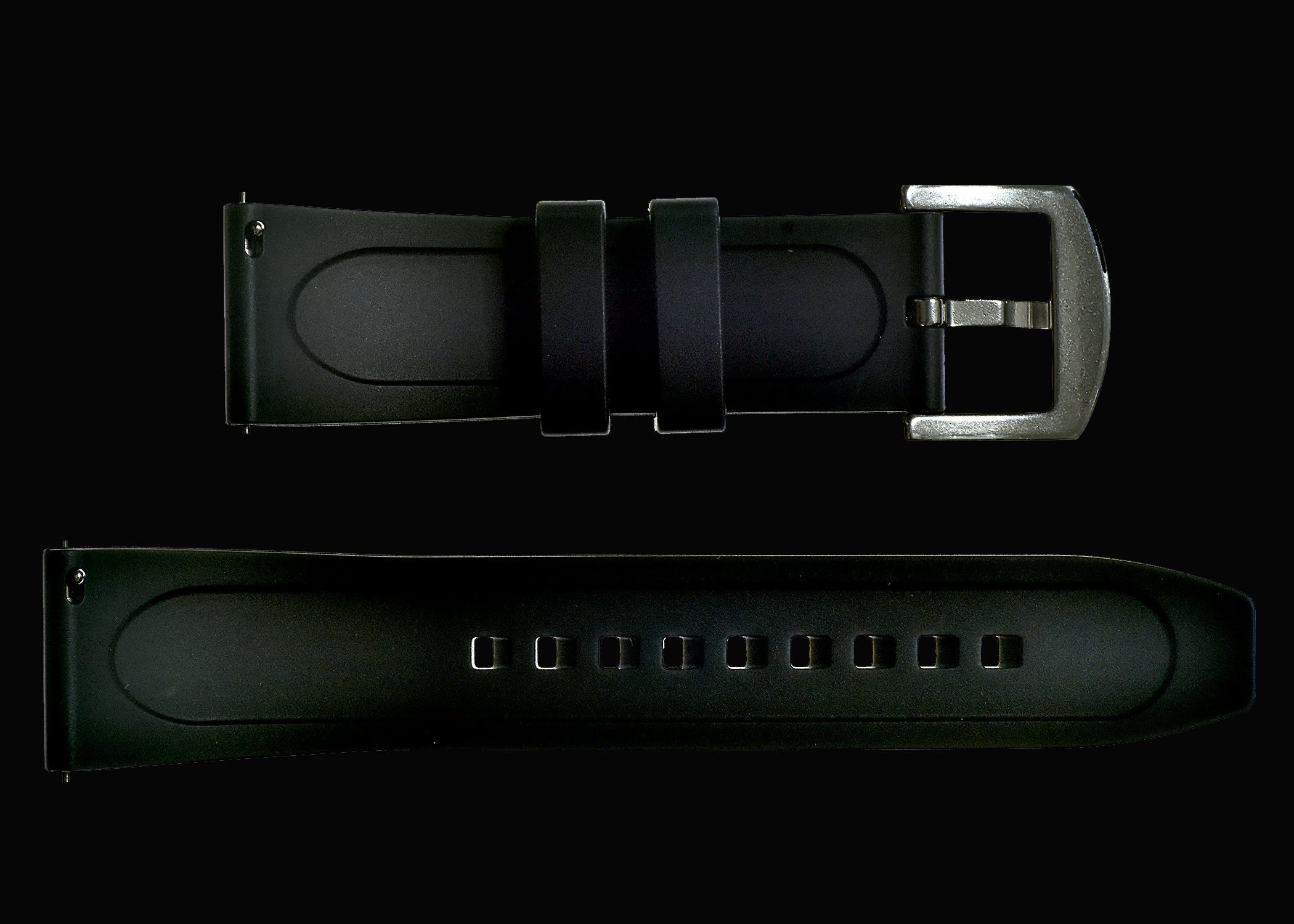 20mm FKM (Glatt) Gummiband mit Schnellverschluss für schnelles und einfaches Anbringen und Abnehmen