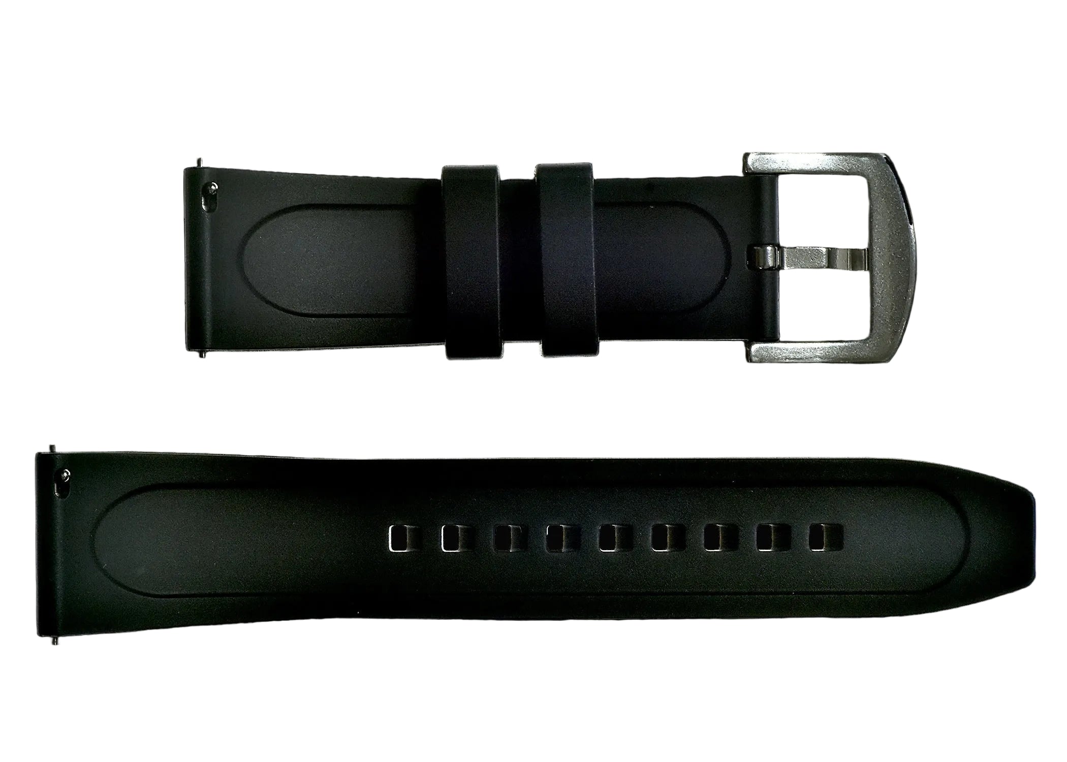 22mm FKM (Glatt) Gummiband mit Schnellverschluss für schnelles und einfaches Anbringen und Abnehmen