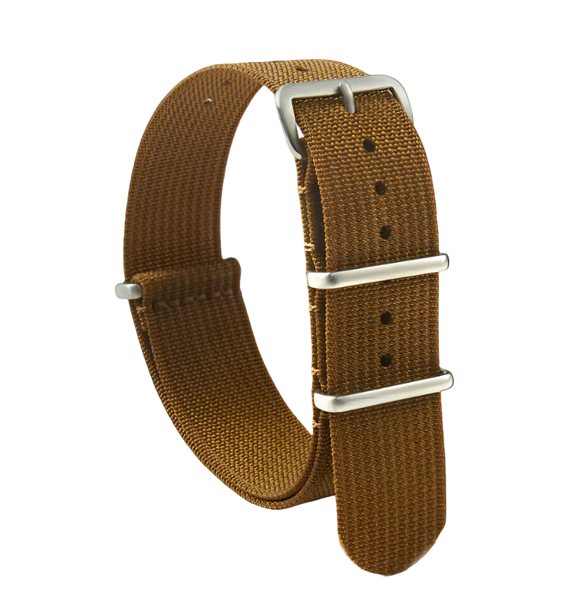 Correa militar NATO desierto acanalada de 20mm