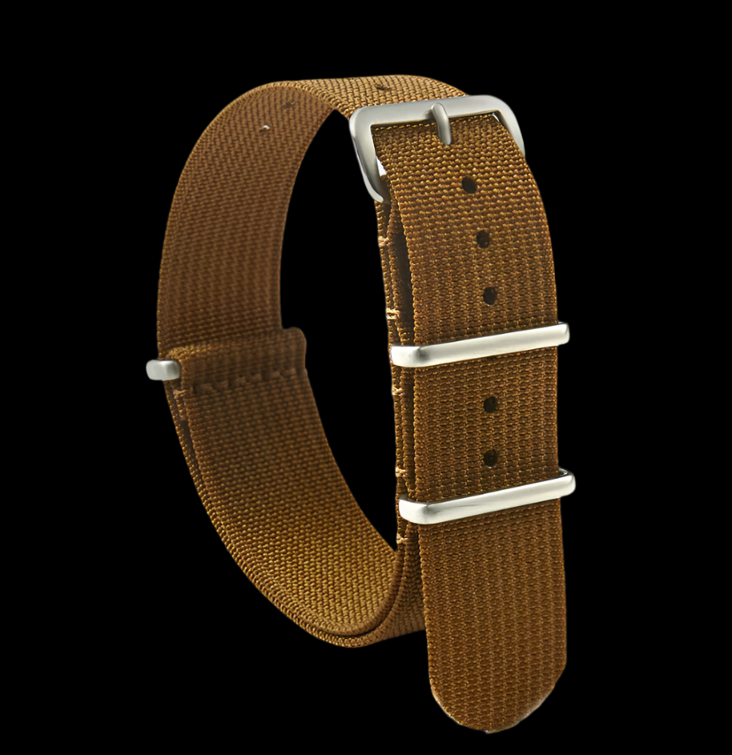 22mm Geripptes Wüsten NATO Militär Uhrenarmband