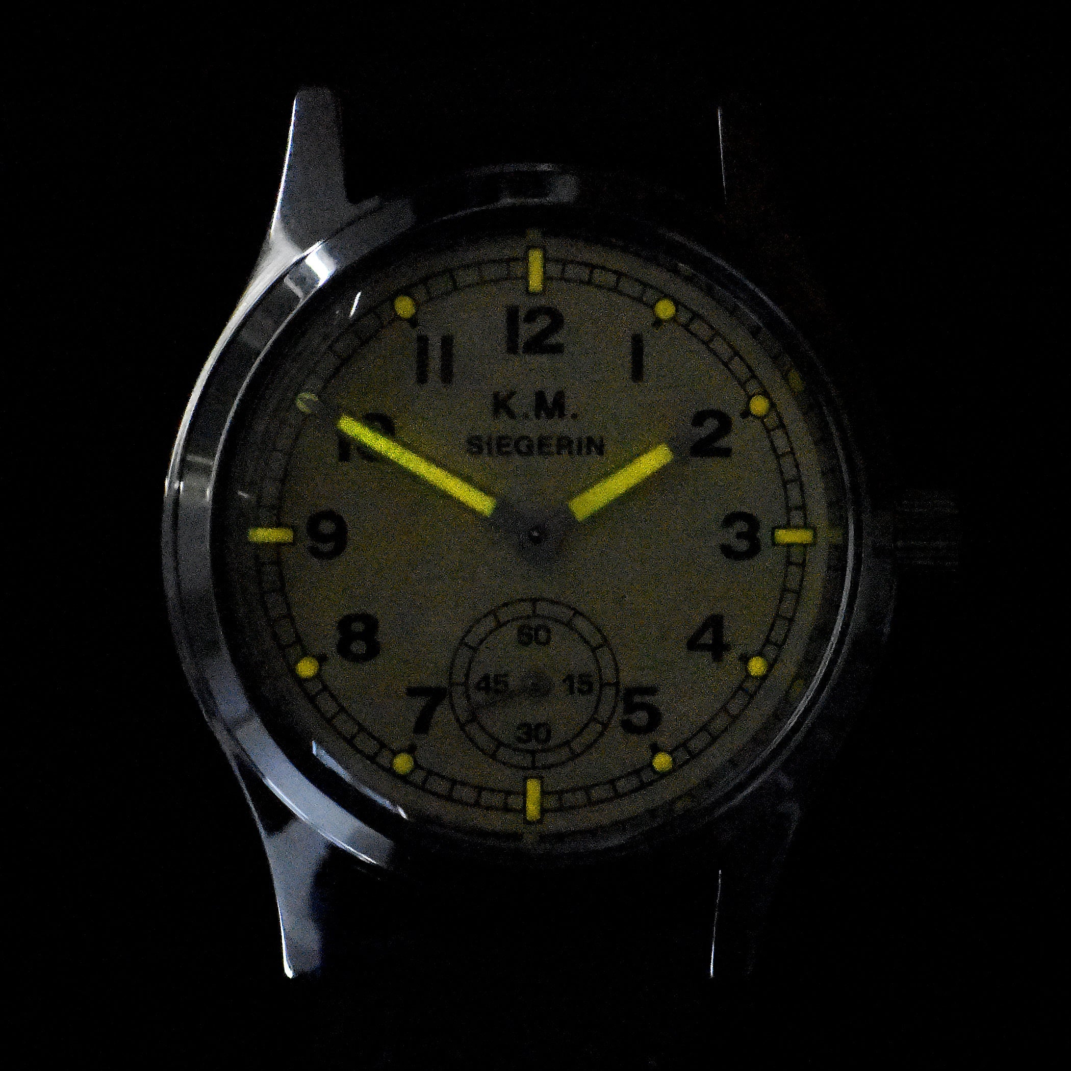 Siegerin Kriegsmarine (Deutsche Marine) WW2 Muster Uhr mit 21-Jewel Automatikmechanik