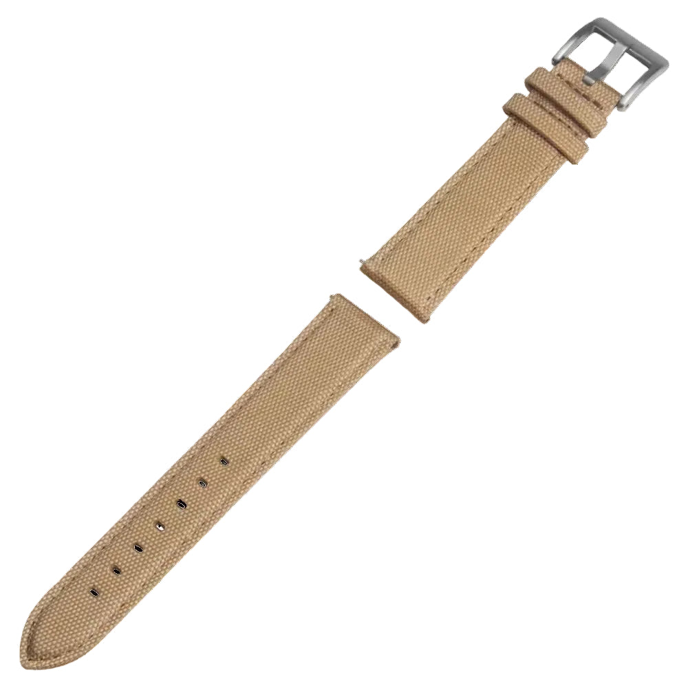 Correa de reloj CORDURA® de vela caqui de 24 mm