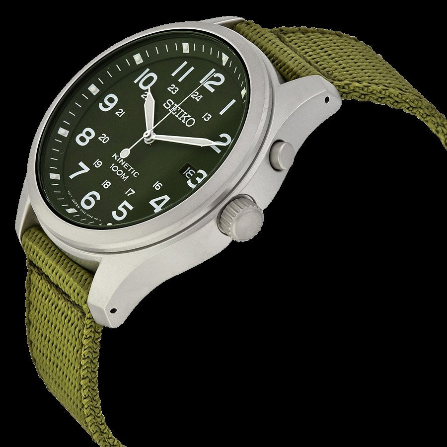 Par de pasadores de reloj diseñados para crear la apariencia de un reloj militar con barras sólidas fijas