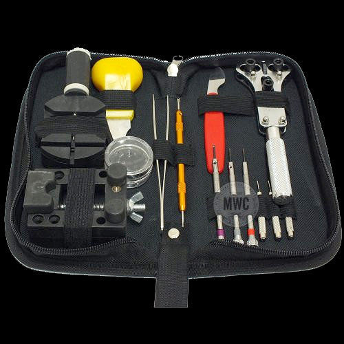 Kit profesional de reparación de relojes de más de 140 piezas