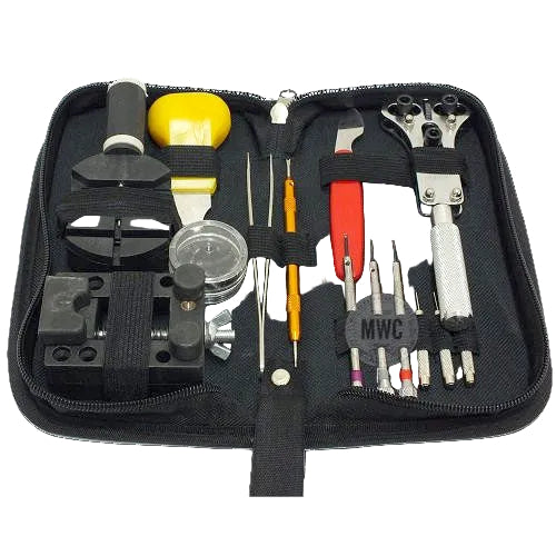 Kit profesional de reparación de relojes de más de 140 piezas
