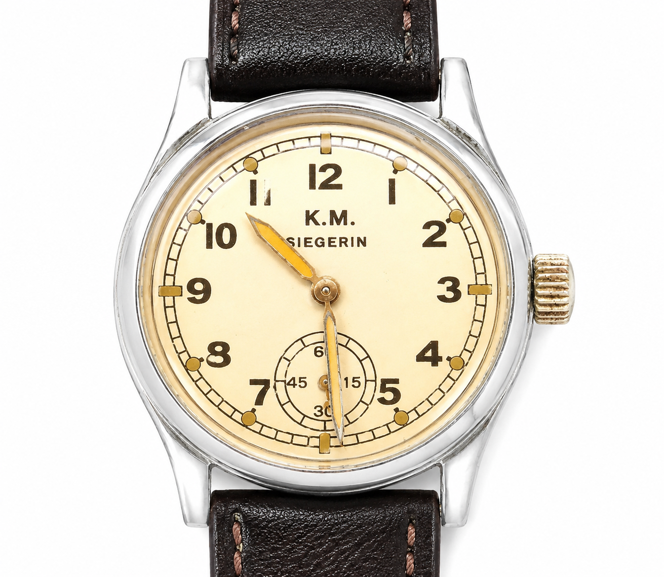 Siegerin Kriegsmarine (Deutsche Marine) WW2 Muster Uhr mit 21-Jewel Automatikmechanik