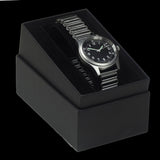 A-11 1940s WWII Pattern Automatic Military Watch – 100m Water Resistant, Box Sapphire Crystal, Retro 