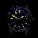 A-17 U.S. 1950s Korean War Pattern Military Watch – Automatic, 100m / 330ft Water Resistant, Box Sapphire Crystal