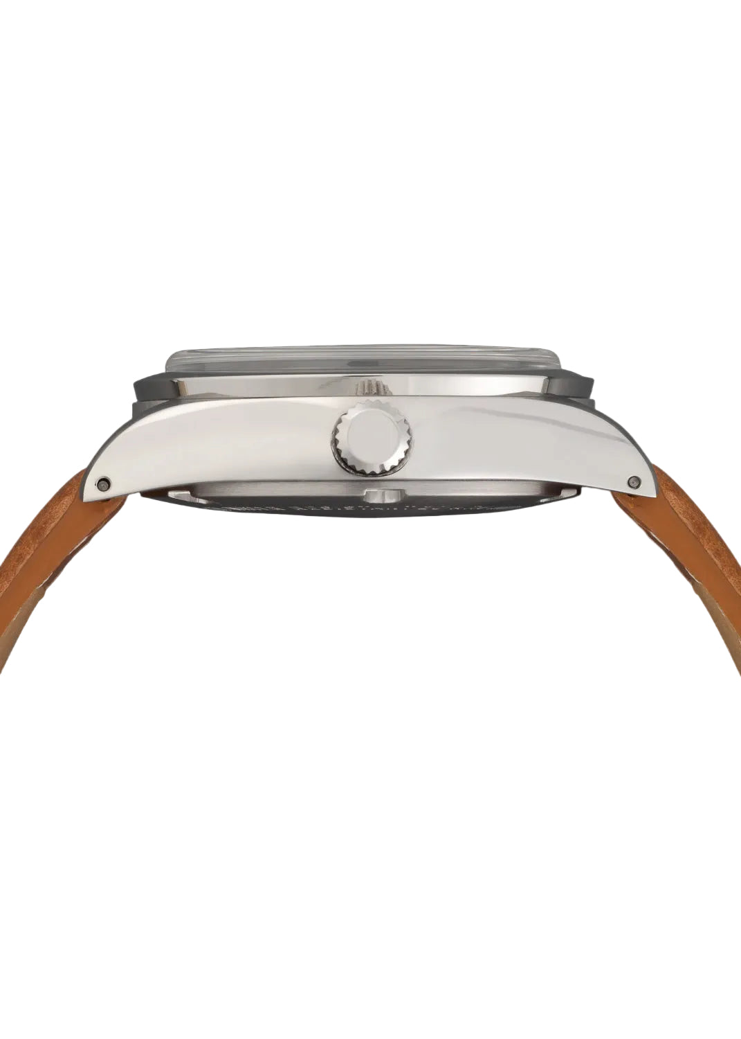 Aeschbach 1950er Muster 25-Jewel Automatik, 200m wasserdichte Uhr mit retro lumineszierender Farbe, Saphirglas und Kalblederarmband