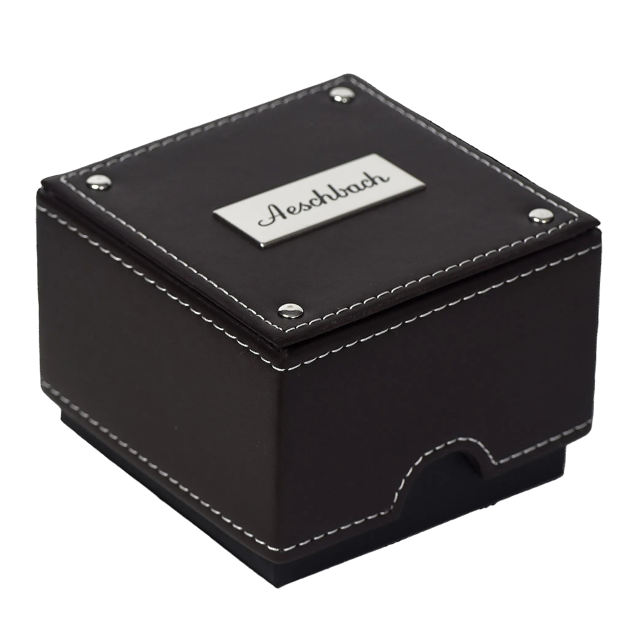 Aeschbach 1950er Muster 25-Jewel Automatik, 200m wasserdichte Uhr mit retro lumineszierender Farbe, Saphirglas und Kalblederarmband