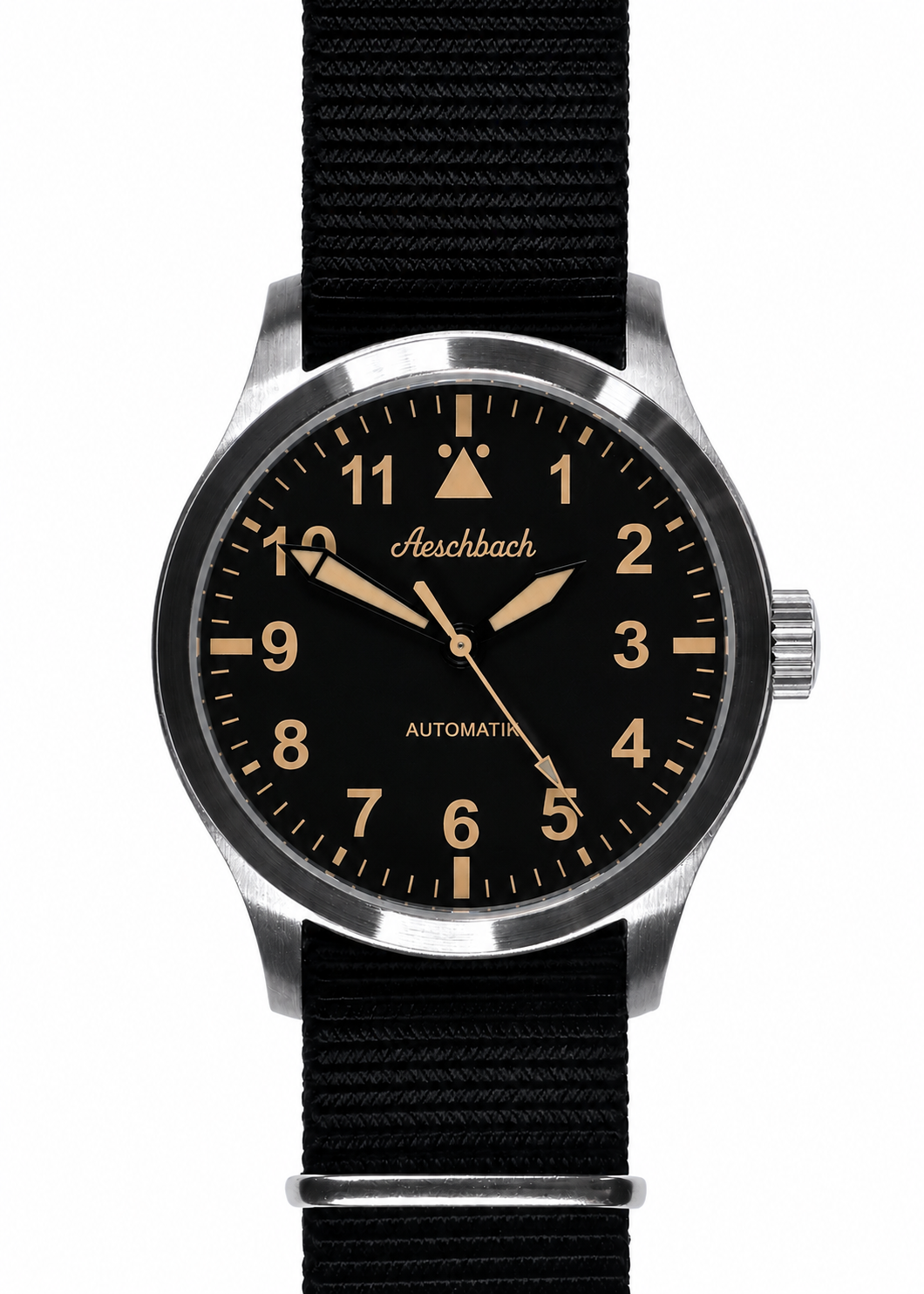 Aeschbach Classic 1950s/60s Pattern Field Watch with a 24 Jewel Automatic Movement