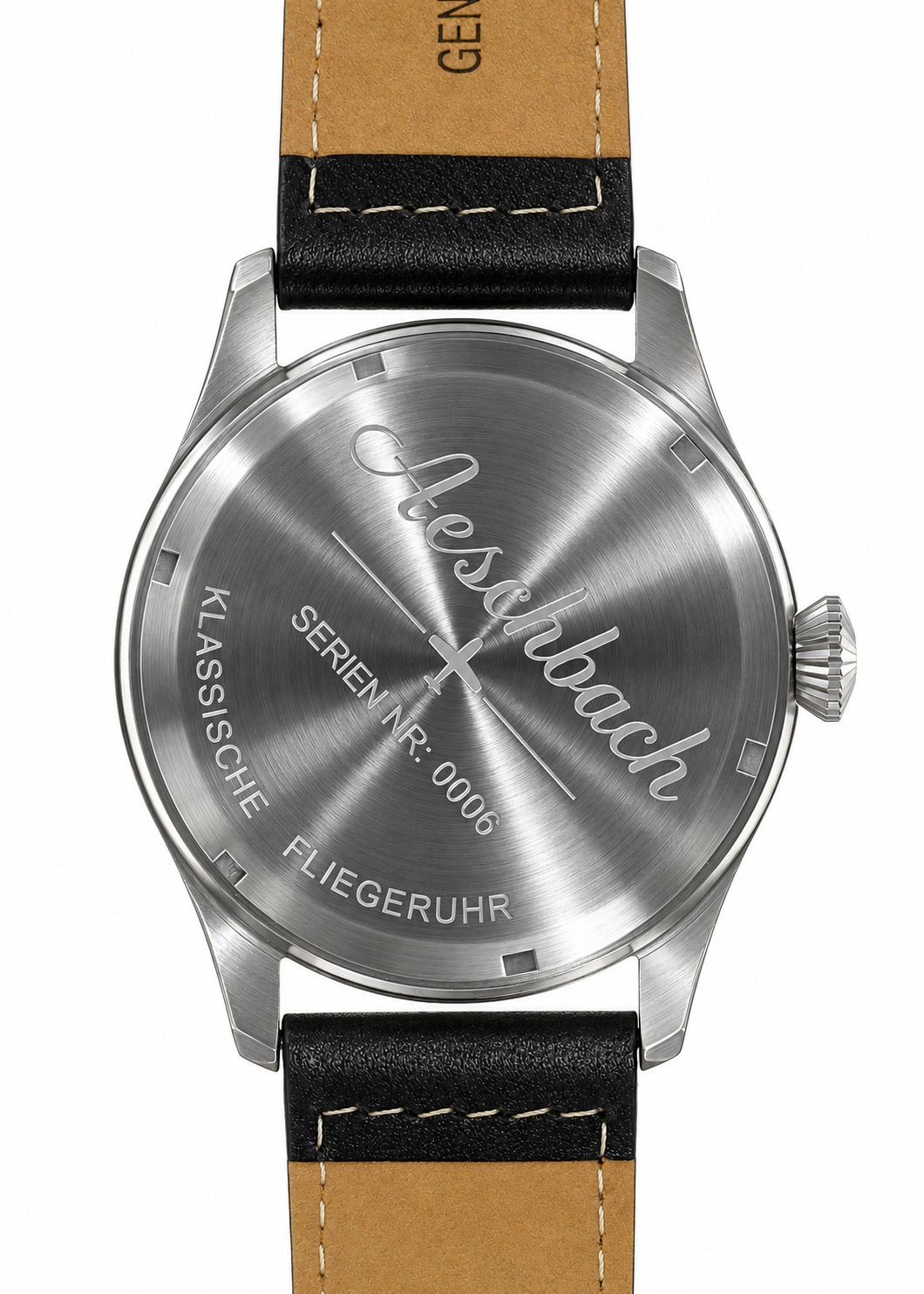 Aeschbach 46mm WWII Limited Edition XL Format Luftwaffe Pattern Military Aviators Watch with Sapphire Crystal (Copy)