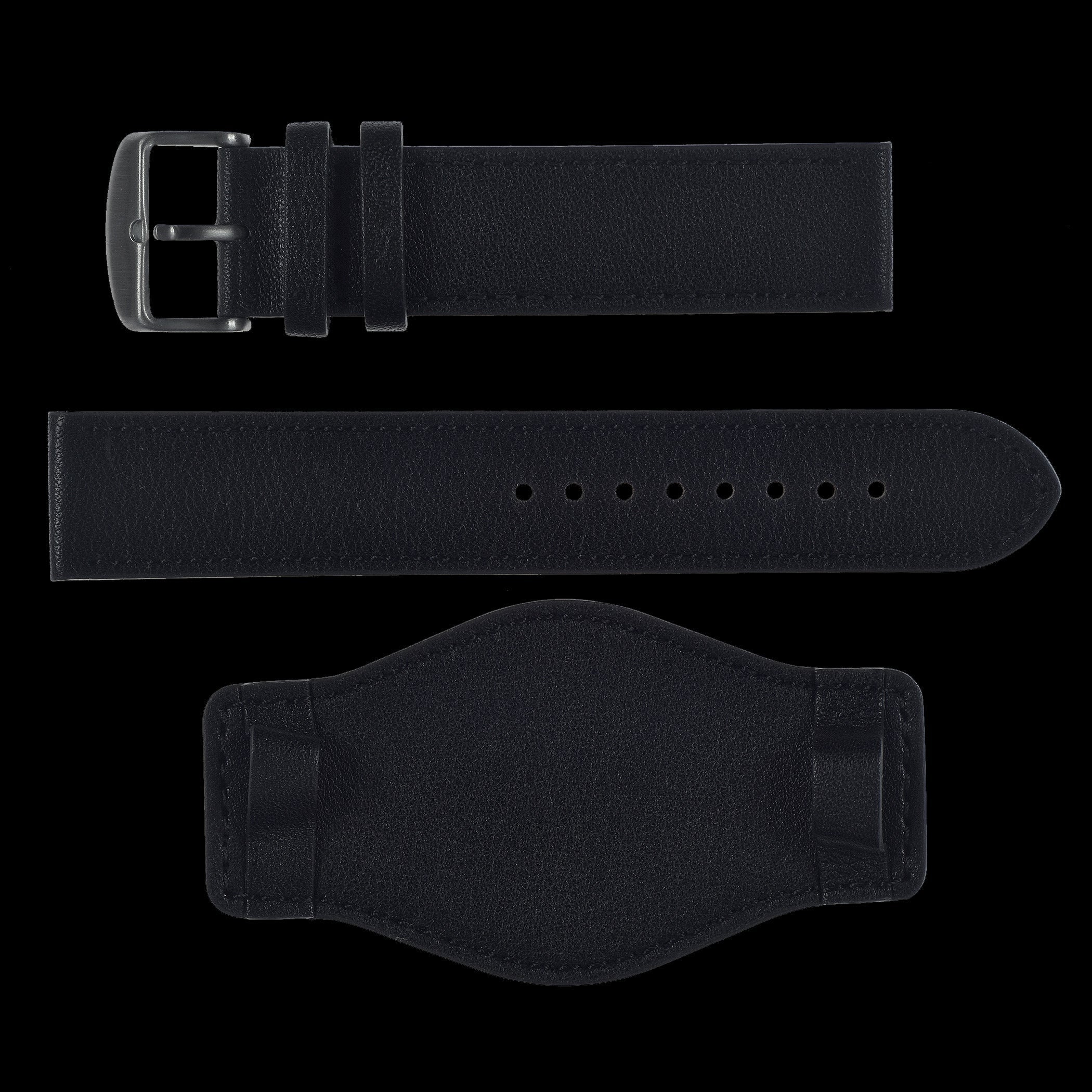24mm Deutsche "Luftwaffe / Bund” Aviatoren Leder Militär Uhrenarmband