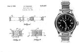 A-11 1940s WWII Pattern Automatic Military Watch – 100m Water Resistant, Box Sapphire Crystal, Retro 