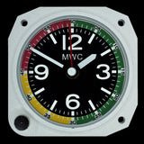 Limited Edition Replica Airspeed Indicator Cockpit / Desk Clock in Aluminium Finish