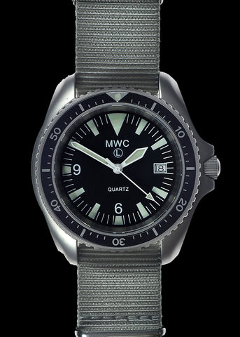 Current NATO Pattern Quartz Military Divers Watch with Ceramic Bezel Insert, Sapphire Crystal and 10 Year Battery Life - NATO STOCK NUMBER NSN 6645-99-157-3496