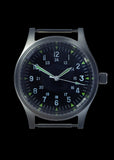GG-W-113 U.S. 1960s Pattern Automatic Military Watch – 100m Water Resistant, Sapphire Box Crystal, Retro Stainless Steel 