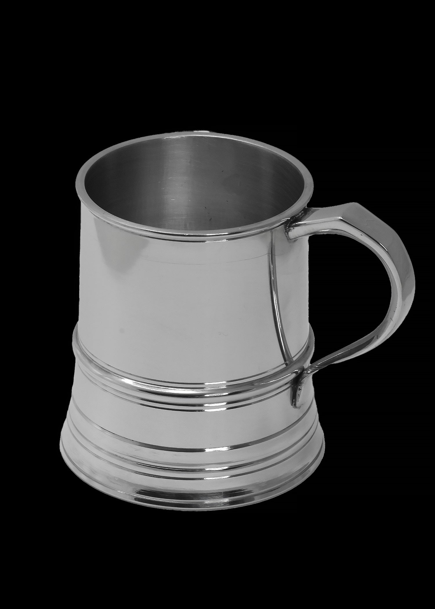 James Yates - Ein Pint massiver Zinnkrug - Identisches Gewicht und Abmessungen wie die 19. Jahrhundert Originals des Herstellers