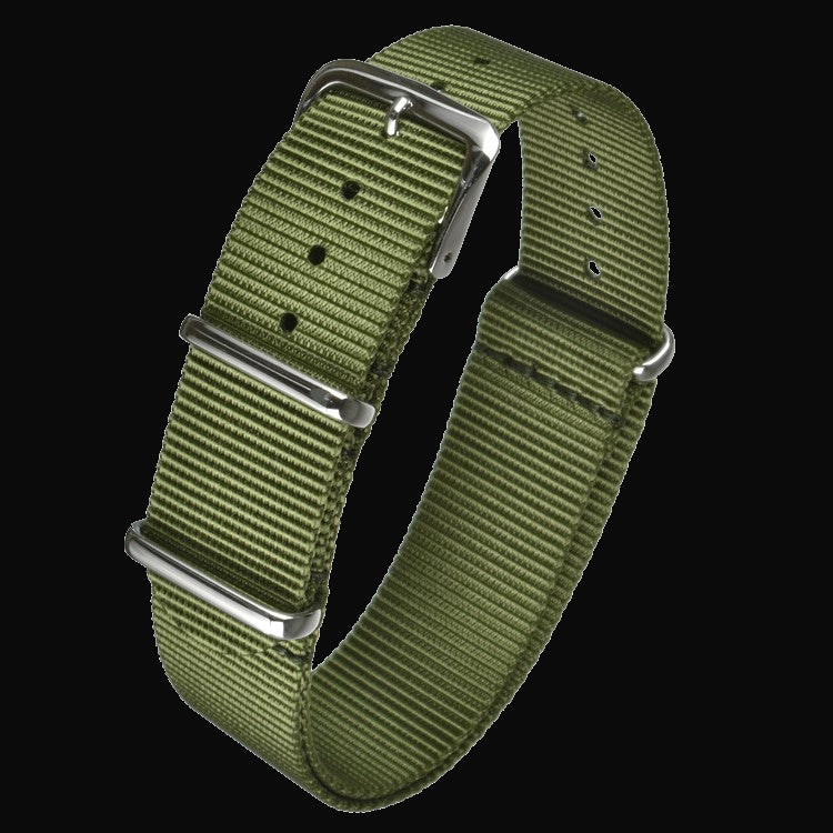 18mm Oliv NATO Militär-Uhrenarmband