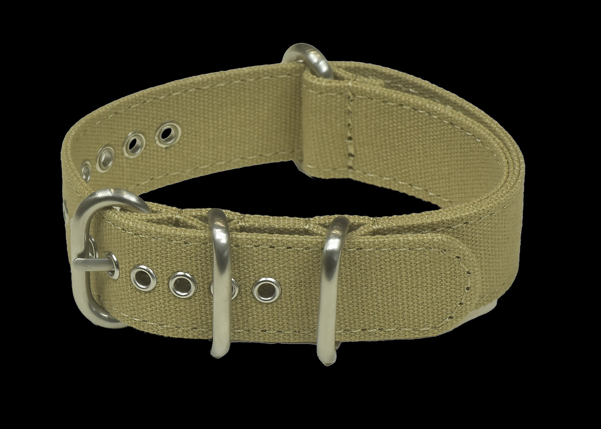 Bracelet en toile à motif rétro désert 22mm une pièce