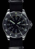 MWC 24 Jewel 300m Automatic Military Divers Watch with Tritium GTLS Illumination, Sapphire Crystal and Ceramic Bezel