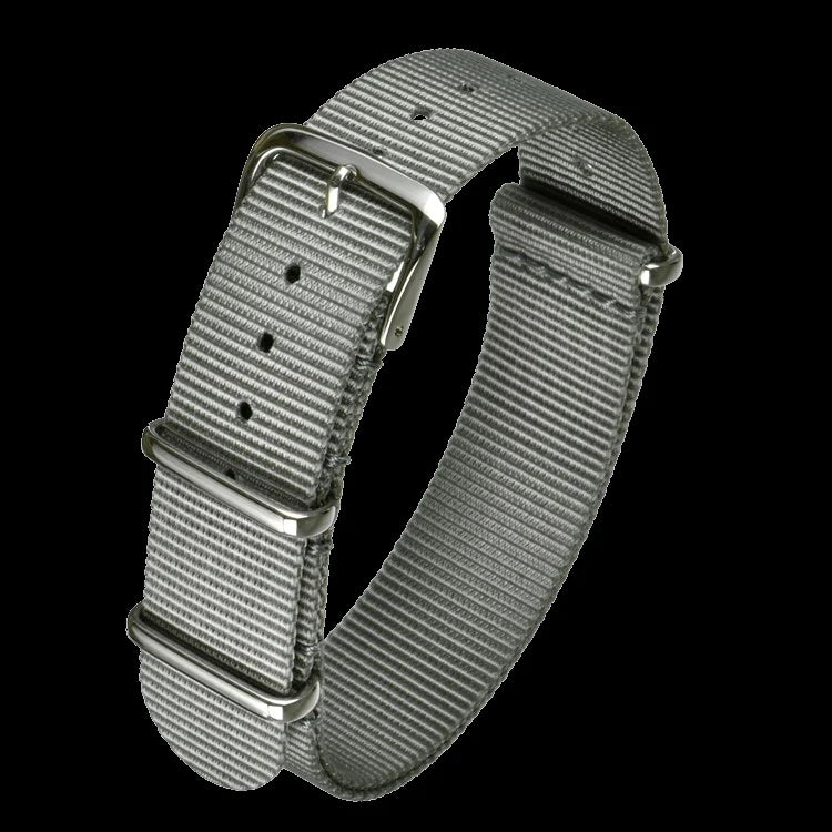 22mm Graues NATO Militär Uhrenarmband
