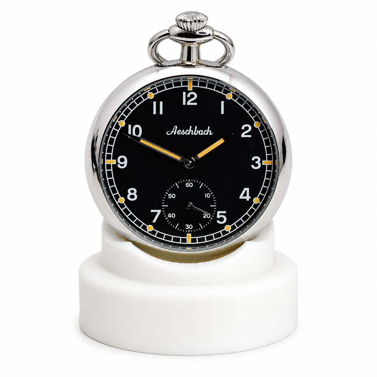 Pocket Watch Stand in White - Ideal to Display a Pocket Watch When it's not in Use on a Desk, Table or Cabinet
