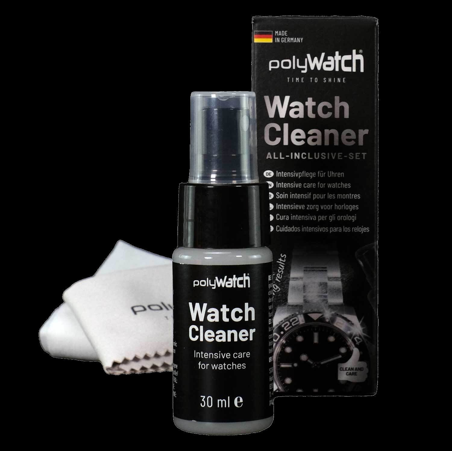 POLYWATCH Intensivpflege Uhrenreinigungsspray All-Inclusive-Set Lösungsmittelfrei