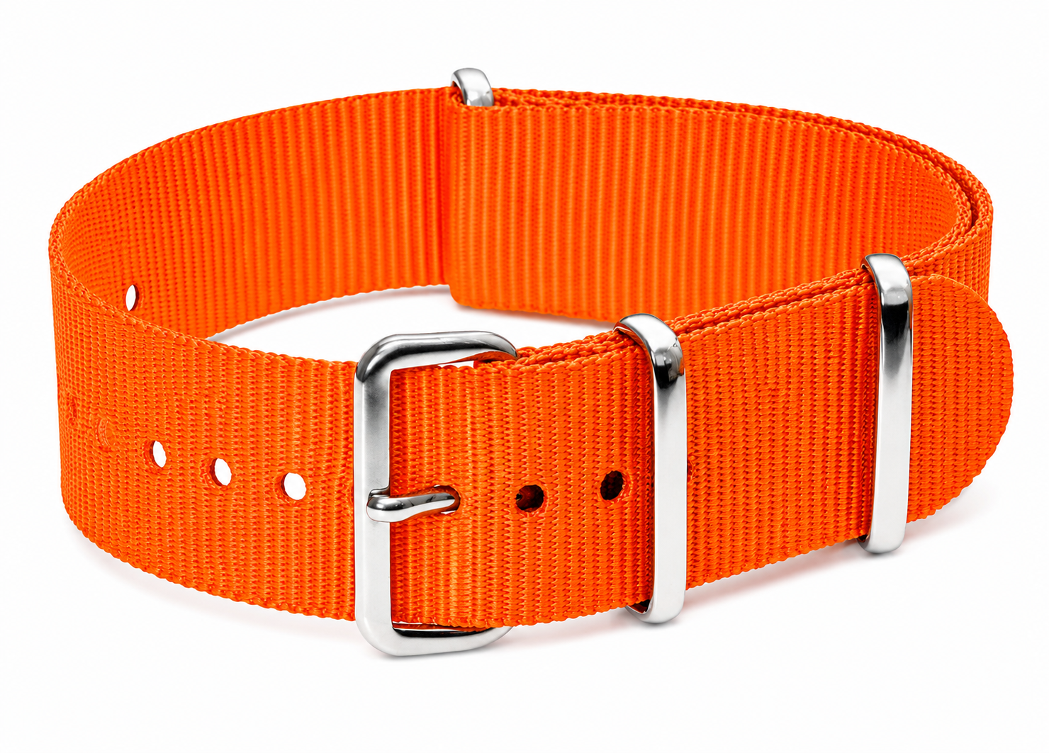 20mm Oranges "Hochsichtbares" SAR NATO Militär-Uhrenarmband