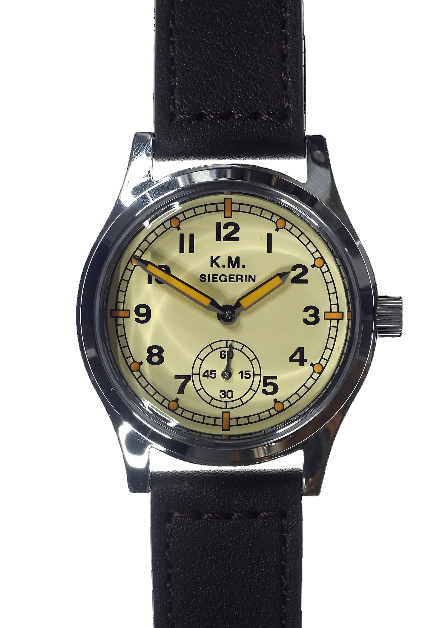 Orologio Siegerin Kriegsmarine (Marina tedesca) modello WW2 con movimento meccanico automatico a 21 rubini