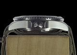 MWC 21 Jewel 300m Automatic Military Divers Watch with Sapphire Crystal and Ceramic Bezel on a NATO Webbing Strap