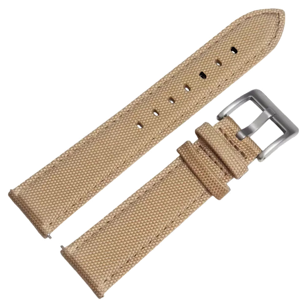18mm Khaki Segeltuch CORDURA® Uhrenarmband