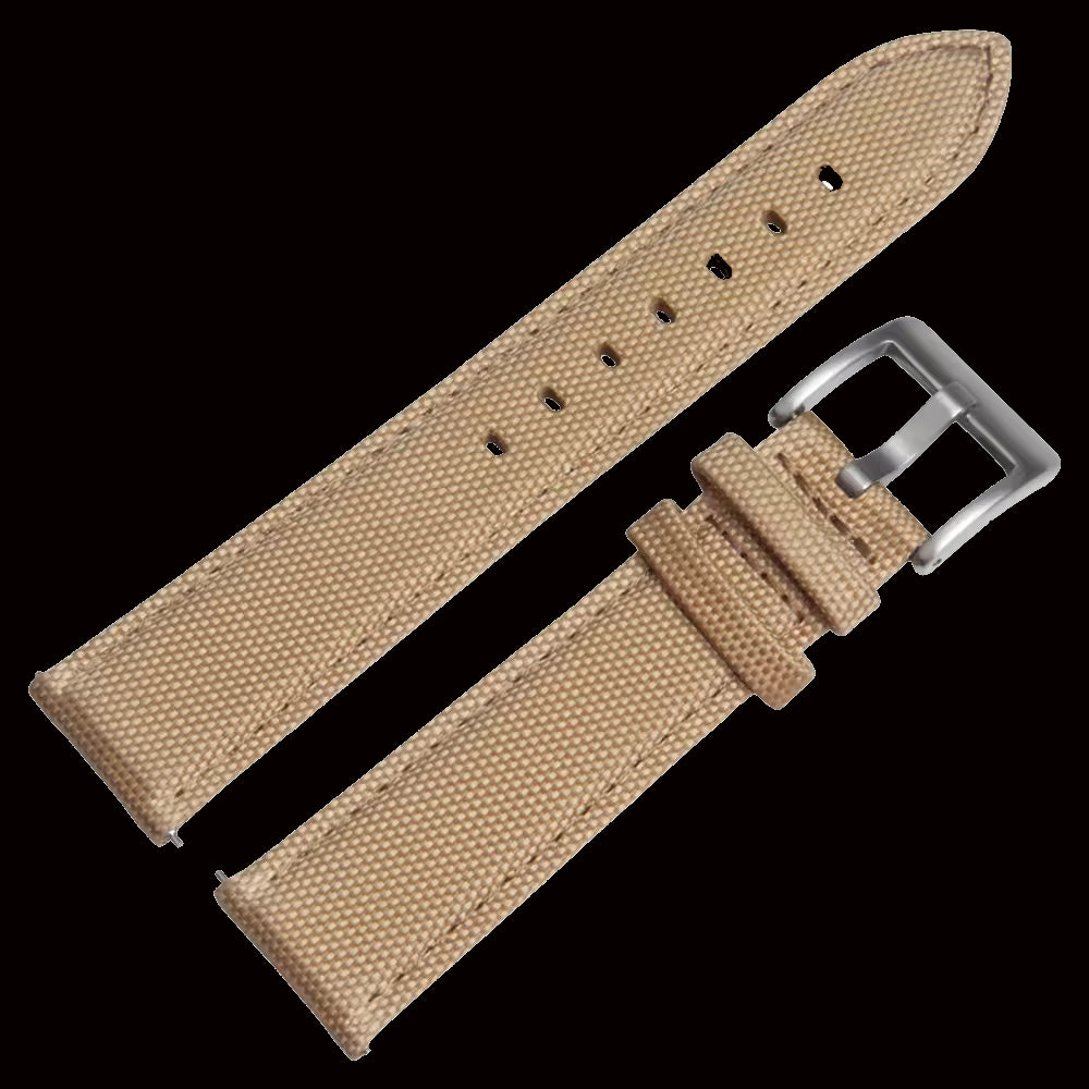 18mm Khaki Segeltuch CORDURA® Uhrenarmband