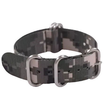 18mm US ACU Zulu Digital Camo Desert NATO Military Watch Strap