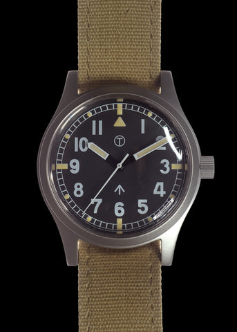 MWC 1940s to 1960s Pattern General Service Watch with Sterile Dial and 24 Jewel Automatic Movement