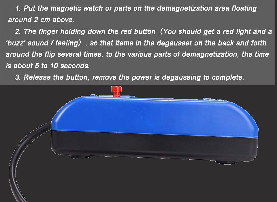 Uhren Demagnetisierer - Ein wichtiges Werkzeug, wenn Sie mehrere mechanische Uhren besitzen - US-Muster Netzstecker