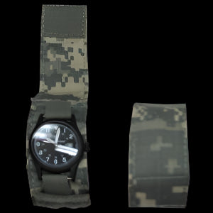 U.S Issue ACU-Camouflage Covered Watch Band